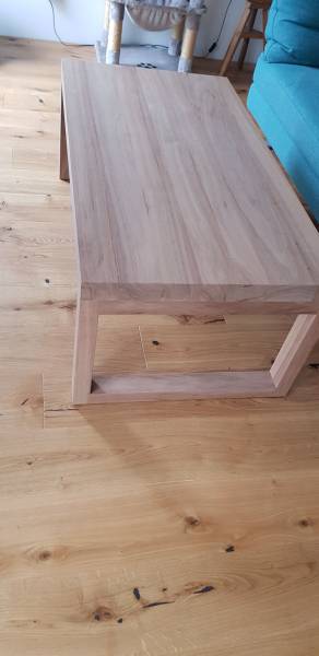 Réalisation d’une table basse en noyer français, Bois Création Menuiserie à Gattières 06510