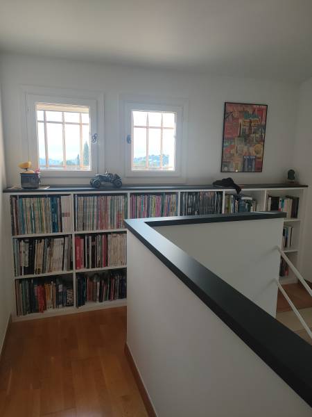 Installation d'une bibliothèque sur mesure pour collectionneur de bandes dessinées à Colomars