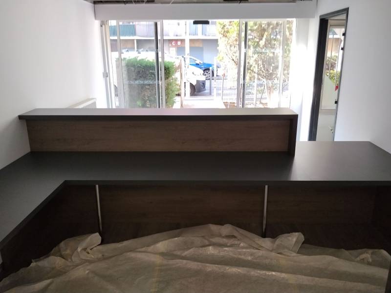 Banque d'accueil sur mesure pour l'Agence Erilia Ariane Alpes Maritimes 06