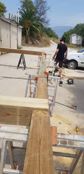 Fabrication sur mesure d'une pergola Alpes Maritimes 06