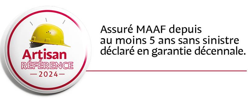 Artisan menuiserie bois assuré MAAF depuis plus de 5 ans sans sinistre déclaré en garantie décennale Nice dans les alpes maritimes BCM